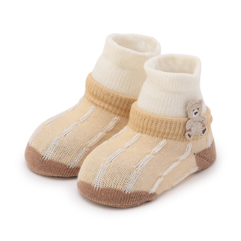 Ampersand ワンポイントモチーフレイヤードベビーソックス/BE10-12